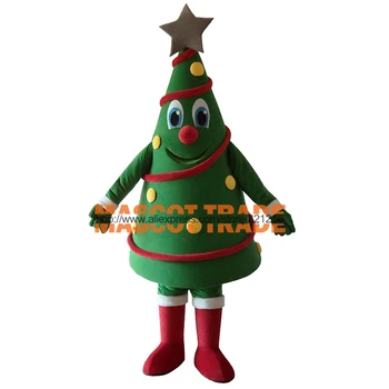 Cosplay kostiumai, Karšto Pardavimo Žalia Kalėdų Eglutė Talismanas Kostiumas