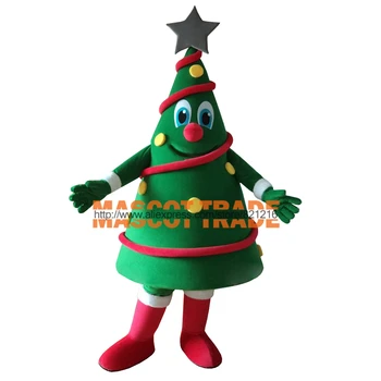 Cosplay kostiumai, Karšto Pardavimo Žalia Kalėdų Eglutė Talismanas Kostiumas