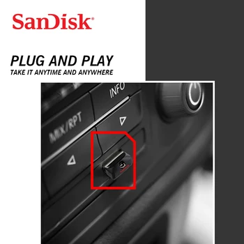 Originalios Sandisk Pendrive 64gb 32gb 16gb Mini USB Flash Drive, 32 64 16 GB Pen Drive USB 2.0 Stick Disko Raktas Atmintis Telefono