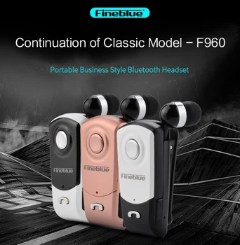 FineBlue 2vnt F960 ĮSA chip Triukšmo Slopinimo Belaidė Stereofoninė laisvų Rankų įranga 