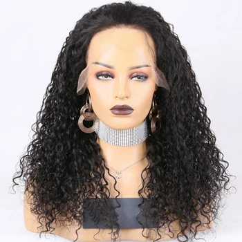 13x4x1 nėriniai priekiniai perukas afro keistą garbanotas žmogaus plaukų perukas T Dalis, nėriniai priekiniai perukas Brazilijos nėriniai priekiniai žmogaus plaukų perukai juoda moterų