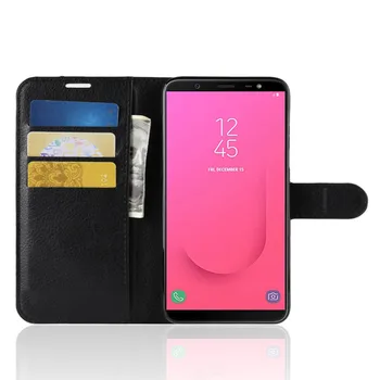 Samsung Galaxy J8 2018 Piniginės Atveju Eurazijos Redakcija Apversti Odos Padengti Samsung J8 J 8 2018 J810 SM-J810F DS J810f Telefono