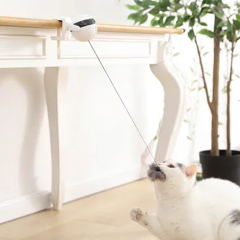 Elektros Automatinė Kėlimo Katė Ball Žaislas Interaktyvi Dėlionė Smart Naminių Kačių Kamuolys Kibinimas Žaislai Kėlimo Kamuolius Elektros Katė Pet Tiekimo