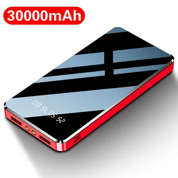 Galia Banko 30000mAh Greito Įkrovimo Powerbank Slim Poverbank Nešiojamų Išorės Baterijos Įkroviklio Xiaomi Mi 9 8 11 iPhone Pro Max