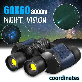 60X60 Priartinimas Dienos/Naktinio Matymo Lauko Aukštos raiškos Žiūronus, Teleskopą su Saugojimo Krepšys Rinkiniai HB88