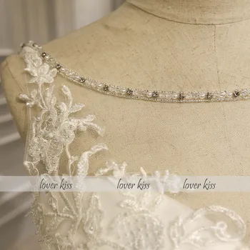 Meilužio Bučinys Nėrinių Vestidos De Noiva 2020 Susiėmę Vestuvių Suknelės, Plius Dydis Moterų Princesė Vestuvinės Suknelės Boho Chalatas de mariee Užsakymą
