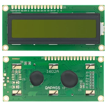 50pcs LCD1602 LCD ekranas 16x2 Simbolių LCD Ekranas Modulis HD44780 Valdytojas Mėlyna/Geltona Žalia ekrano lempos