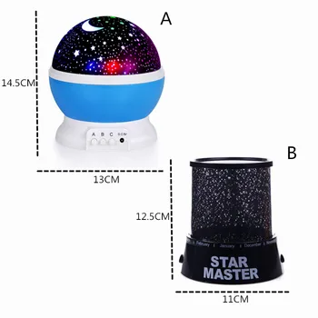 Projektorius Star Dangaus Projektorius Star Mėnulis Galaxy Naktį Šviesos Vaikams, Miegamojo Puošimas Projektorius Sukasi Naktį Šviesos diodų (LED) Lempos Kūdikių