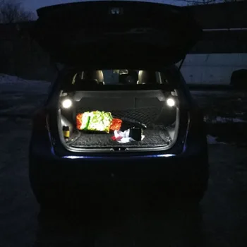 Klaidų LED Interjero Kojoms Bagažinė Įkrovos Daiktadėžė Lempos Automobilių Šviesos Šaltinis 