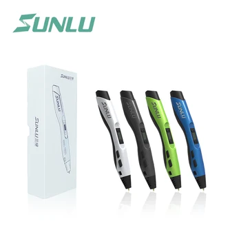 SUNLU Originalus 3D Spausdintuvas Pen SL-300A PLA PCL ABS Gijų 1.75 mm Pažangi 3D Rašiklis Vaikams Dooling Su LED Ekranas