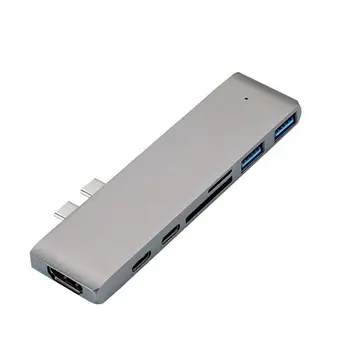 USB 3.1 Tipas-C Hub Į HDMI Adapteris 4K 