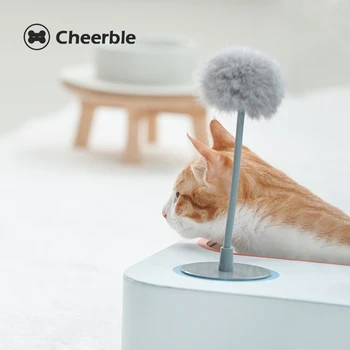 Cheerble Erzinti Cat Stick Natūralaus Triušio Plaukų Katė Žaislas Katei 