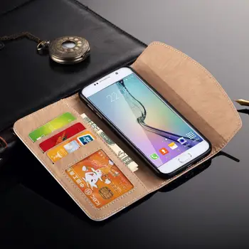 Prabangių Telefonų Krepšys, Piniginė Atveju, Samsung Galaxy S20 Ultra 5G S8 S9 Plus S10 S10E Merginos Elegantiškas Apversti Odos Samsung S7edge Dangtis