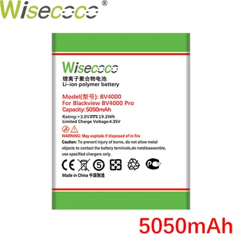 WISECOCO 5050mAh Baterija Blackview BV4000 Pro Mobiliųjų Telefonų Sandėlyje Naujausias Gamybos Aukštos Kokybės Baterija+Sekimo Numerį