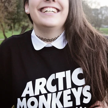 Dingtoll Arctic Monkeys Atsitiktinis Spausdinti Moletom Harajuku ilgomis Rankovėmis Hipster Muzika Punk Stiliaus Palaidinės Hoodies WMH72