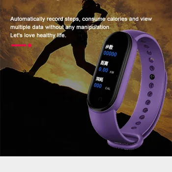 M5 Smart Watch Vyrų, Moterų Širdies ritmo Smartband Fitness Tracker Smart žiūrėti Sportas Žiūrėti Smart Apyrankę, 