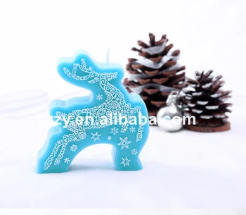 Kalėdų Išvakarėse dovana elnių, briedžių Silikono muilo pelėsių elnių rankų darbo muilo formų silikagelio formų elnias žvakių liejimo formos