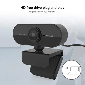 Kompiuteris Nešiojamas Kamera Full HD 1080P Web Kamera Su Mikrofonu automatinis fokusavimas 2MP Kameros Live konferencijos Vaizdo įrašas Internete Klasė