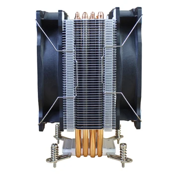Radiatorių 4 Šilumos Vamzdžiai Cpu aušintuvo 120mm RGB su PWM CPU Aušinimo ventiliatorius šilumos kriaukle Intel LGA 775 1150 1151 1155 1366 PC Ramus