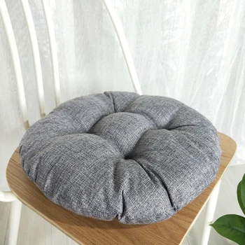 Apvalios Formos atlošas Aukštos kokybės vientisos spalvos Tatamio pagalvėlės mados Namų Biuro apdailos Minkšta Tirštėti Pagalvėlė