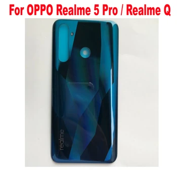 Originalus LTPro 6.3 colių KOLEGA Realme 5 Pro / Realme Q Atgal Baterijos Dangtelis Durys Būsto Galinio Stiklo Atveju Telefonas Pakeitimo