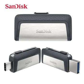 Sandisk 256 GB U Disko 32GB USB Flash Drive 64GB Memory Stick OTG Tipas-C 128GB USB 3.1 Pendrive Usb Stick Telefonas/Tabletės/VNT