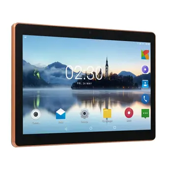 KT107 Plastiko Tablet 10.1 Colių Didelis Ekranas, Android 8.10 Versija Mados Nešiojamų Tablet 8G+64G Juoda Tablet Black JAV Plug