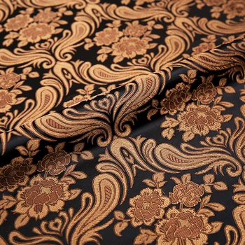 Brokatas medžiaga Cheongsam ir Kimono medžiagos satino audinio siuvimo DIY