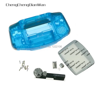 ChengChengDianWan Aišku, Spalvų, Šviesos Catton Objektyvas Plastiko Remonto Dalis Būsto Shell Tinka GBA Gameboy Advance Gumos Pagalvėlės