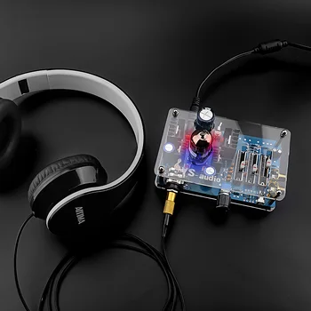 AIYIMA 3.5 mm 6N11 Vamzdis Ausinių Stiprintuvas Audio Stereo A Klasės Mini Pre Amp Ausines Preamp Su garsu Kontrolės Valdyba