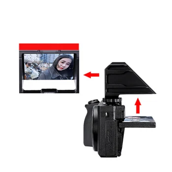 Kamera Vlog Selfie Apversti Ekrano Laikiklis Vaizdo Fotografavimo Atvirkštinio Veidrodėlio tvirtinimo Laikiklis, skirtas 