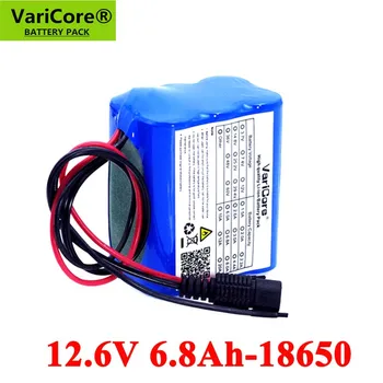 VariCore 12V 6800mAh 18650 Ličio Baterija 12,6 V Įkraunamas baterijas Su PCB Apsauginė plokštė CCTV Kameros Stebi JES