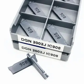Griovelį įrankis DGN2002J DGN2002C IC908 2MM Griovelį karbido pjovimo įrankis CNC aukštos kokybės tekinimo įterpti DGN tekinimo įrankis