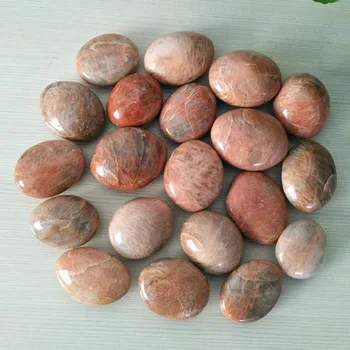 1kg/daug Natūralaus akmens, apelsinų mėnulio akmuo palmstone palmių, palmių chakra meditacijos akmuo ir gydymo kristalų didmeninės