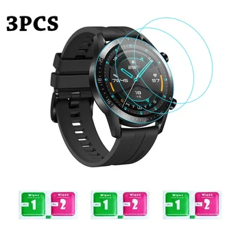 3Pcs Grūdintas Stiklas Smartwatch Screen Protector Servetėlės su Suderinama su 