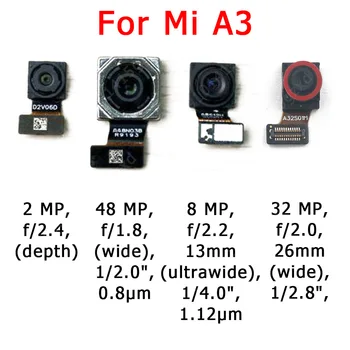 Originalus Priekyje ir gale Galinio vaizdo Kamera, Skirta Xiaomi Mi A1 5X Pagrindinės Susiduria Kamera Modulis Flex Kabelis Pakeitimo Atsarginės Dalys