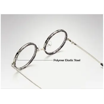 2020 Anti UV spindulių Apvalios metalinės Vyrai Moterys Optiniai akinių Rėmeliai Skaitymo akiniai kietas Akiniai Kompiuterio Akiniai oculos