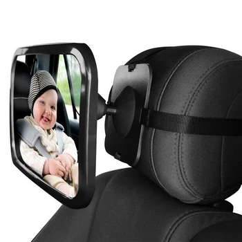 Baby Automobilių Veidrodėliai, Reguliuojama Automobilio Galinės Sėdynės, Galinio Vaizdo Susiduria Su Atrama Galvai Mount Vaiko, Vaikams, Kūdikiams, Baby Saugos Stebėti Priedai