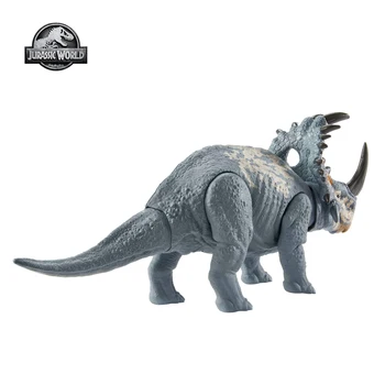 Juros periodo Pasaulio Žaislų Dinozaurai Strike Sinoceratops Horned Dragon Kreidos Stovykla Garso Efektai Dinozaurų Vaikams Žaislas GMC98