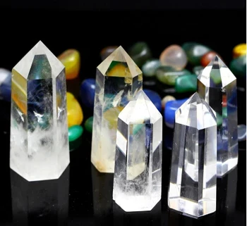 A++ Gamtos Aišku, baltas kristalinis kvarcas akmuo Taško Kristalų Skiltyje perlas Stonehome apdaila Didmeninė 50mm-60mm
