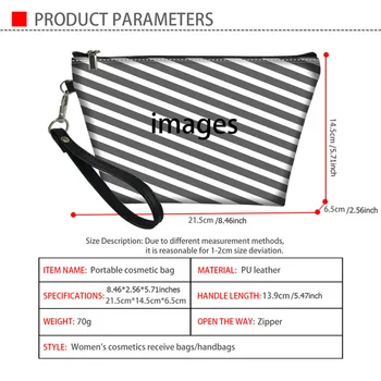 Custom Kosmetikos Krepšys Moterims 3D Spausdinimo Kelionės higienos reikmenų Dėklas 