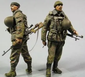 1/35 mastelis WW2 rusijos specialiosios pajėgos 2 žmonės miniatiūros antrojo pasaulinio KARO Dervos Modelio Rinkinio pav Nemokamas Pristatymas
