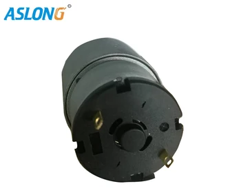 ASLONG 520 24V dc Vamzdinės variklis metalinis reduktorius 6 v 12v orientuota motorinių 7 to1600 rpm reduktorinės CCW/CW Greitis gamyklos tiekimo JGB37-520