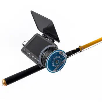 WF06 15m Profesinės Žuvų Ieškiklis Povandeninės Žūklės Kamera, 4,3 Colių LCD Minitor Video Vaizdo Kamera, Povandeninis Ledo Žvejybos DVR