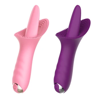 Gelugee Liežuvio Vibratorius Moterims Silikono Sekso Žaislai, 10 Įvairių greičių grindų lūpos Klitorio Stimuliacijos G spot Sekso Produkto Suaugusiems