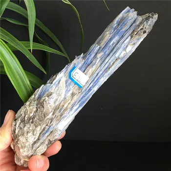 Mėlyna Kristalų Gamtos Kianitas Grubus Gem stone mineralinis Pavyzdys Gydymo akmuo