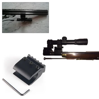 Taktinis 20mm Picatinny Weaver Geležinkelių Bazė Adapterio Šautuvas, Pistoletas taikymo Sritis Konverteris Lazerio Akyse Bazės Žibintuvėlis Mount Medžioklės Priedų