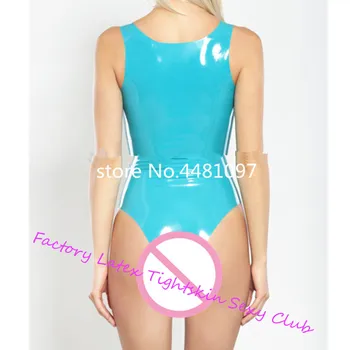 Latekso Catsuit Gumos maudymosi kostiumėlį, nr. Zip Latekso vientisas maudymosi kostiumėlis Lady Sexy Moteris