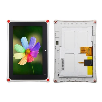 Už Fuhu Nabi 2 Vaikai Tablet Jutiklinis Ekranas skaitmeninis keitiklis LCD Ekranas Asamblėjos Rėmelis 7