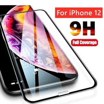 9H Grūdintas Stiklas iPhone 11 12 Pro Xs Max X s r 6 6S 7 8 Plus + Xr Screen Protector, iPhone, 11 Stiklas 12 Mini Pilnas draudimas